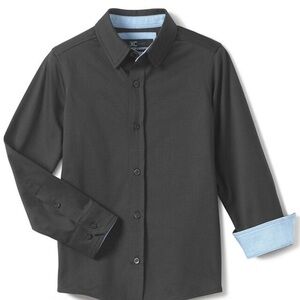 Johnston & Murphy navy blue Shirt with Light Blue Accents
